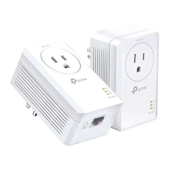 TP-Link TL-PA7017P KIT AV1000 Gigabit Passthrough Powerline Starter Kit