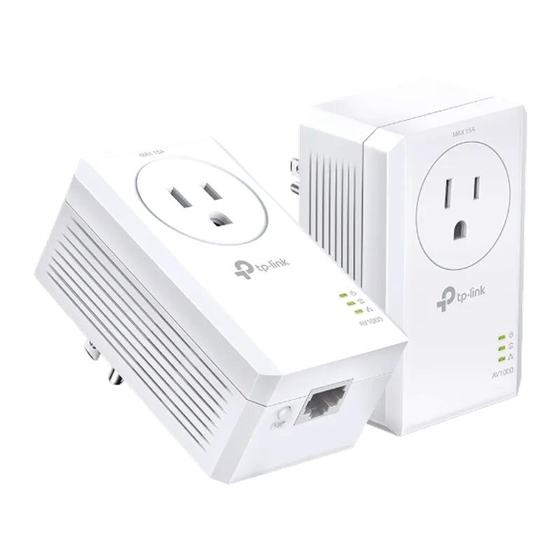 TP-Link TL-PA7017P KIT AV1000 Gigabit Passthrough Powerline Starter Kit