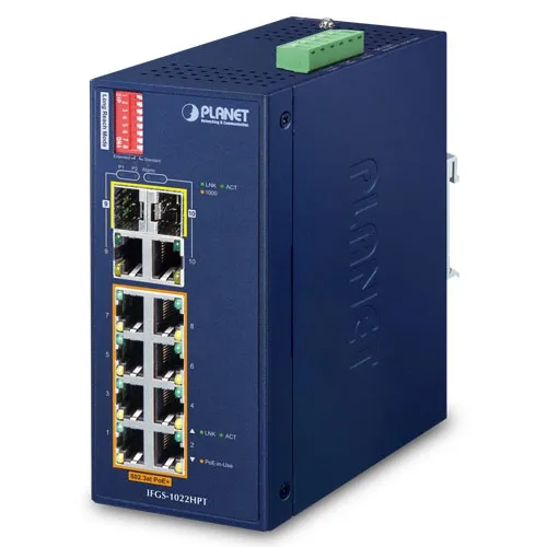 PLANET 5-Port 10/100TX Industrial Fast Ethernet Switch PLANET 5-Port 10/100TX Industrial Fast Ethernet Switch