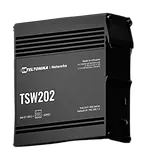 Teltonika TSW202 Industrieller managed Gigabit PoE+ Switch mit 8 Ports und 2 SFP