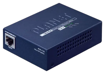 PLANET Single-Port 10/100/1000Mbps Ultra PoE Splitter