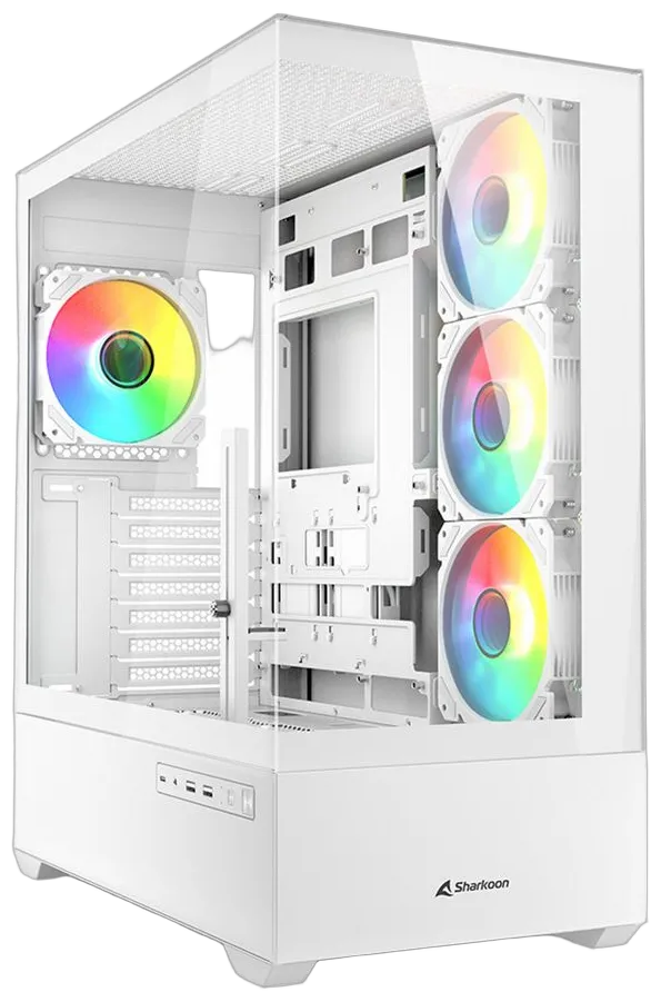 Sharkoon Gehäuse AK6 RGB ATX 1xGlas weiß Sharkoon Gehäuse AK6 RGB ATX 1xGlas weiß