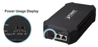PLANET One-Port 10/100/1000Mbps PoE++ Injector (95 W)