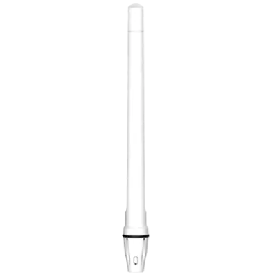 Poynting 5G/LTE-Marineantenne A-OMNI-0493-V1-01 weiß mit N-Type-Buchse, vertikale weiße Antenne mit zylindrischem Schaft