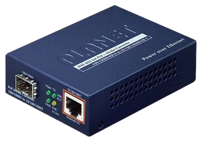 PLANET 1000Base-X to 10/100/1000Base-T PoE (mini-GBIC, SFP)