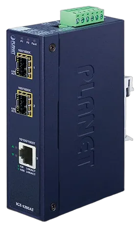 PLANET 4+2 100FX Port Single mode Industrial Ethernet