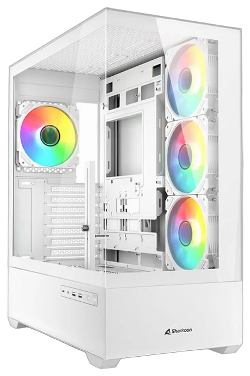 Sharkoon Gehäuse AK6 RGB ATX 1xGlas weiß