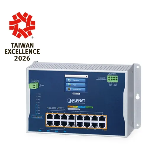PLANET Industrial 16-Port PoE Switch 10/100/1000T 2xUP 2xSFP PLANET Industrial 16-Port PoE Switch 10/100/1000T 2xUP 2xSFP