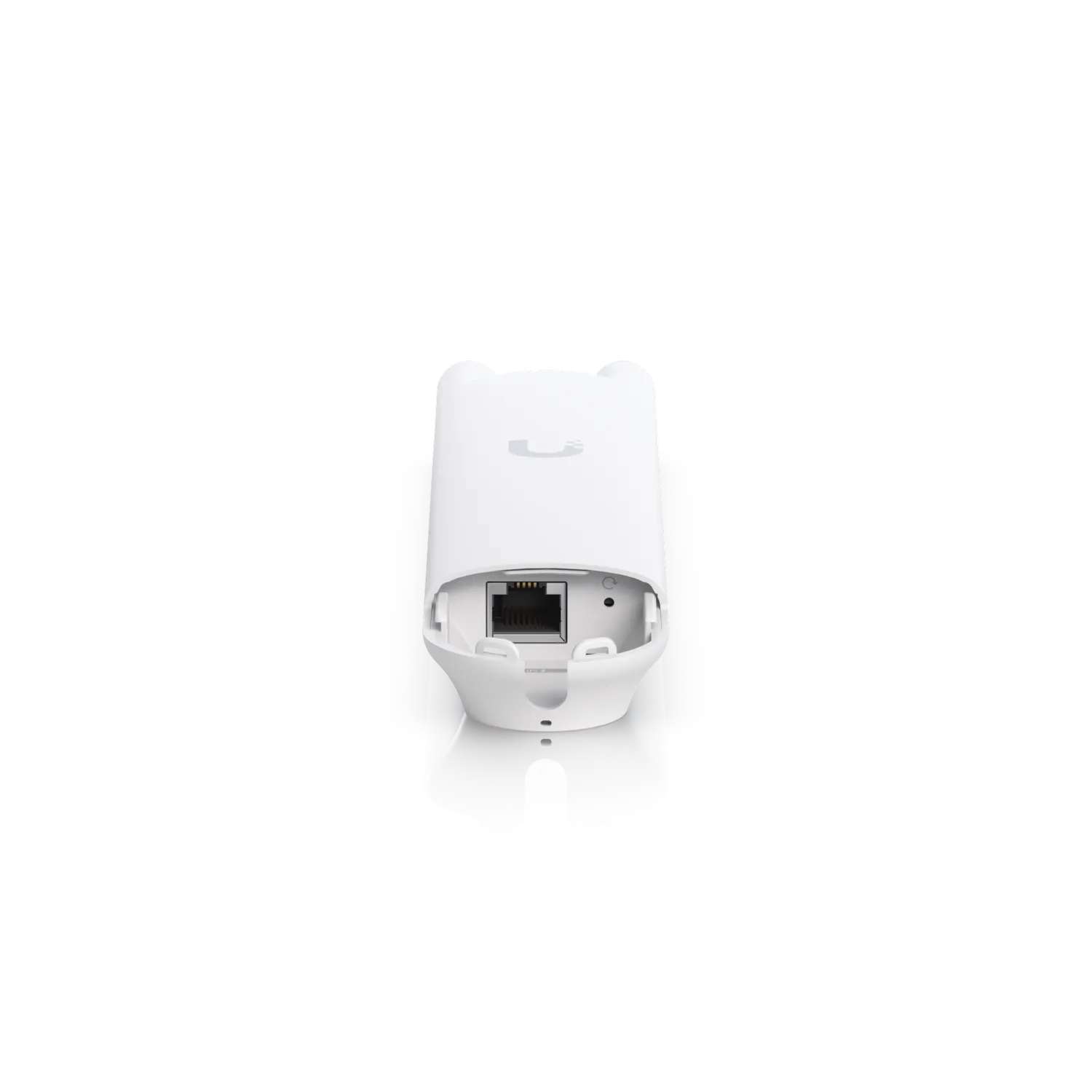 Pack de 5 points d’accès Ubiquiti UniFi AP AC Mesh sans injecteur PoE, vue arrière avec port Ethernet visible dans un