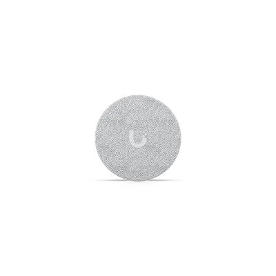 Ubiquiti Unifi Protect G4 Doorbell Pro PoE Kit weiß mit U-Logo auf schwarzem Hintergrund als smarte Türklingel mit 8MP
