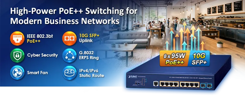 PLANET 48-Port GE + 4-Port GE SFP Managed Gigabit Switch