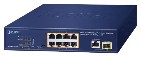 PLANET 4-Port 10/100TX 802.3at PoE + 2-Port 10/100TX   (60W)