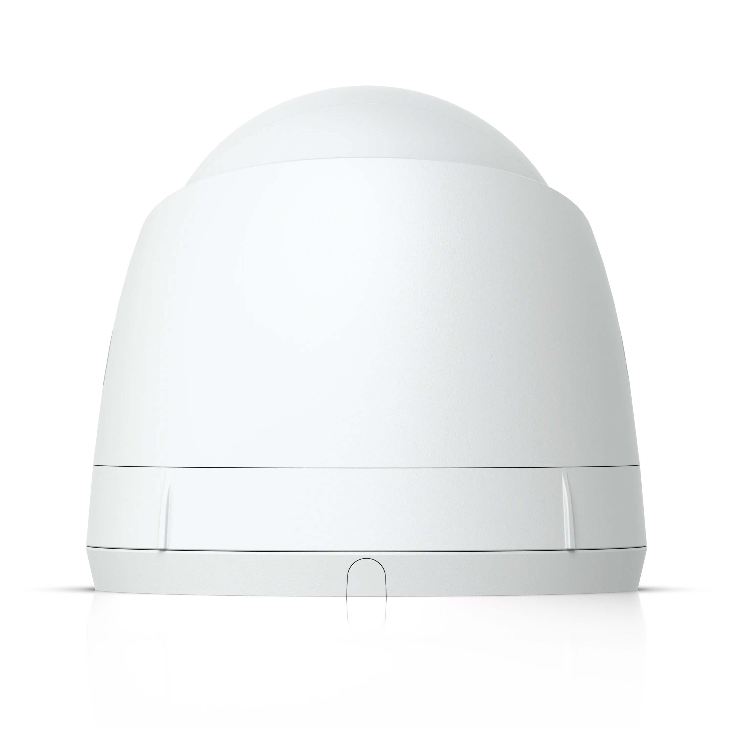 Ubiquiti UniFi UNVR-Instant Kit white dome security camera with smooth rounded top and tiered base on black background for