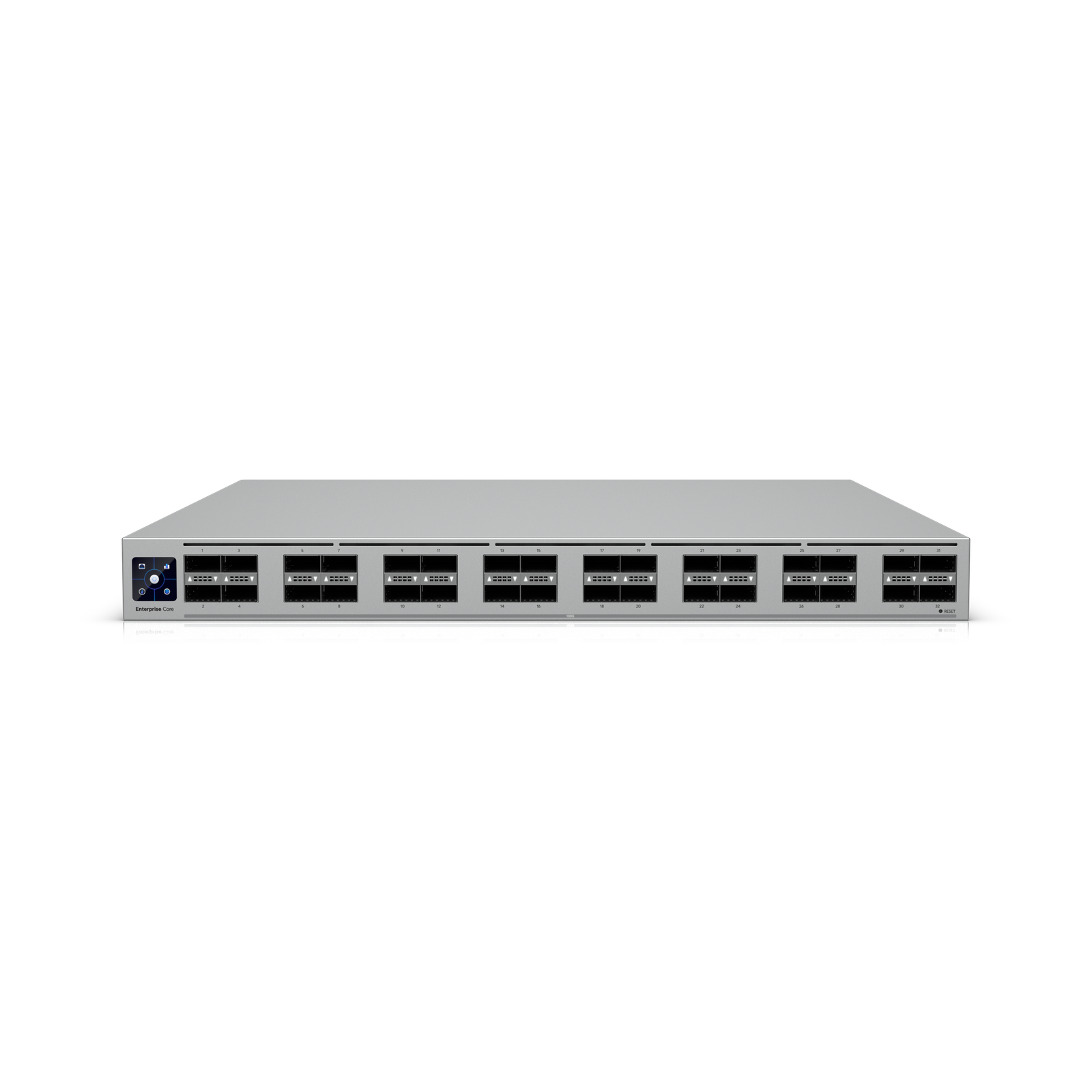 Ubiquiti Switch full managed Layer3 32 Port • 32x QSFP28 • 19" • UniFi • ECS-Core