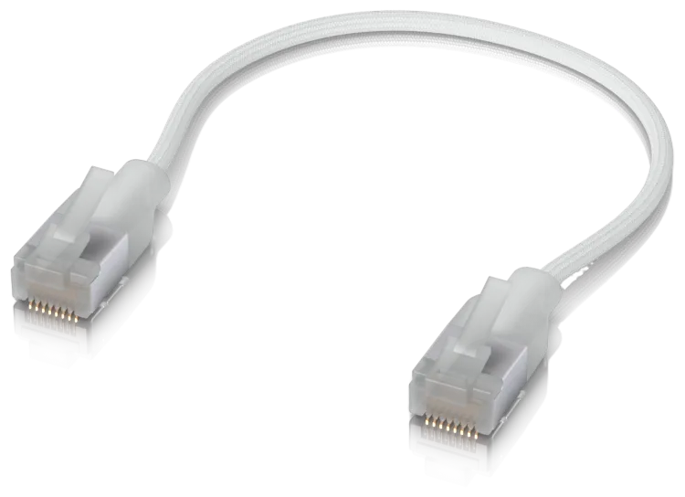 Ubiquiti UniFi Patchkabel Cat6a EL 0.15m weiß