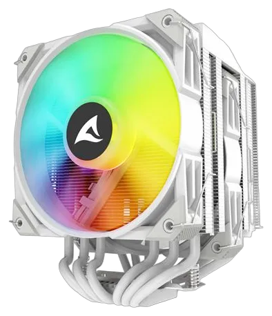 Sharkoon CPU Kühler A60 120mm weiss RGB 1200/1700/1851/AM4/5 Sharkoon CPU Kühler A60 120mm weiss RGB 1200/1700/1851/AM4/5