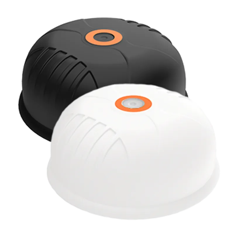 Antenne Poynting A-MIMO-0004-V2-17-W blanche et noire pour 5G/LTE et Wi-Fi en véhicule ou marine avec connecteur SMA et