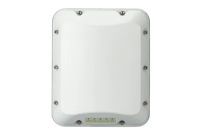 RUCKUS T350SE Outdoor-WLAN-Access-Point WiFi6 AX1800 mit abgerundetem weißem Gehäuse LEDs für Statusanzeige und BeamFlex+