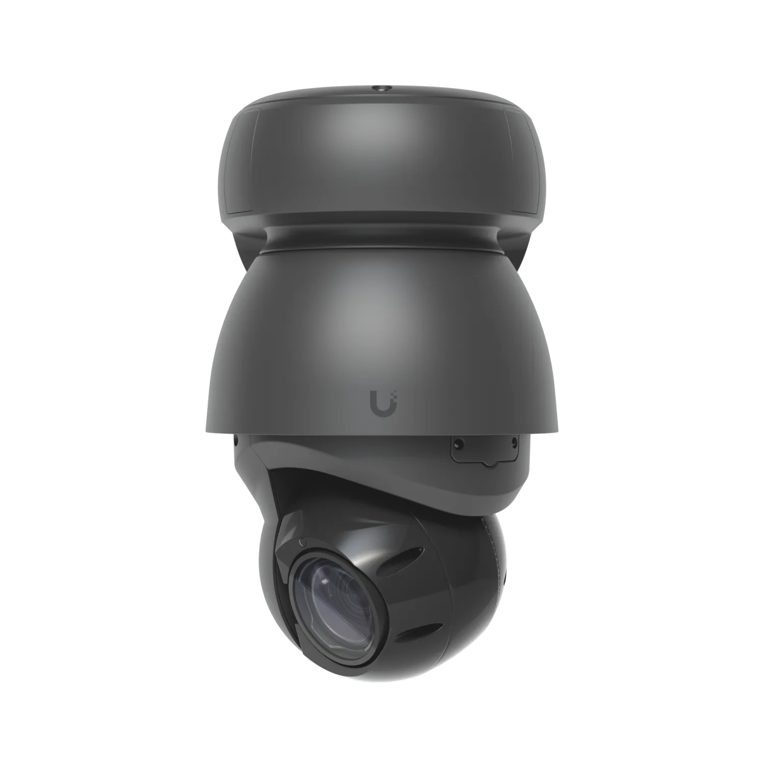Ubiquiti Video Kamera AI PTZ Industrial schwarz mit kuppelförmigem Gehäuse und kugelförmigem Objektiv für industrielle Ubiquiti Video Kamera AI PTZ Industrial schwarz mit kuppelförmigem Gehäuse und kugelförmigem Objektiv für industrielle