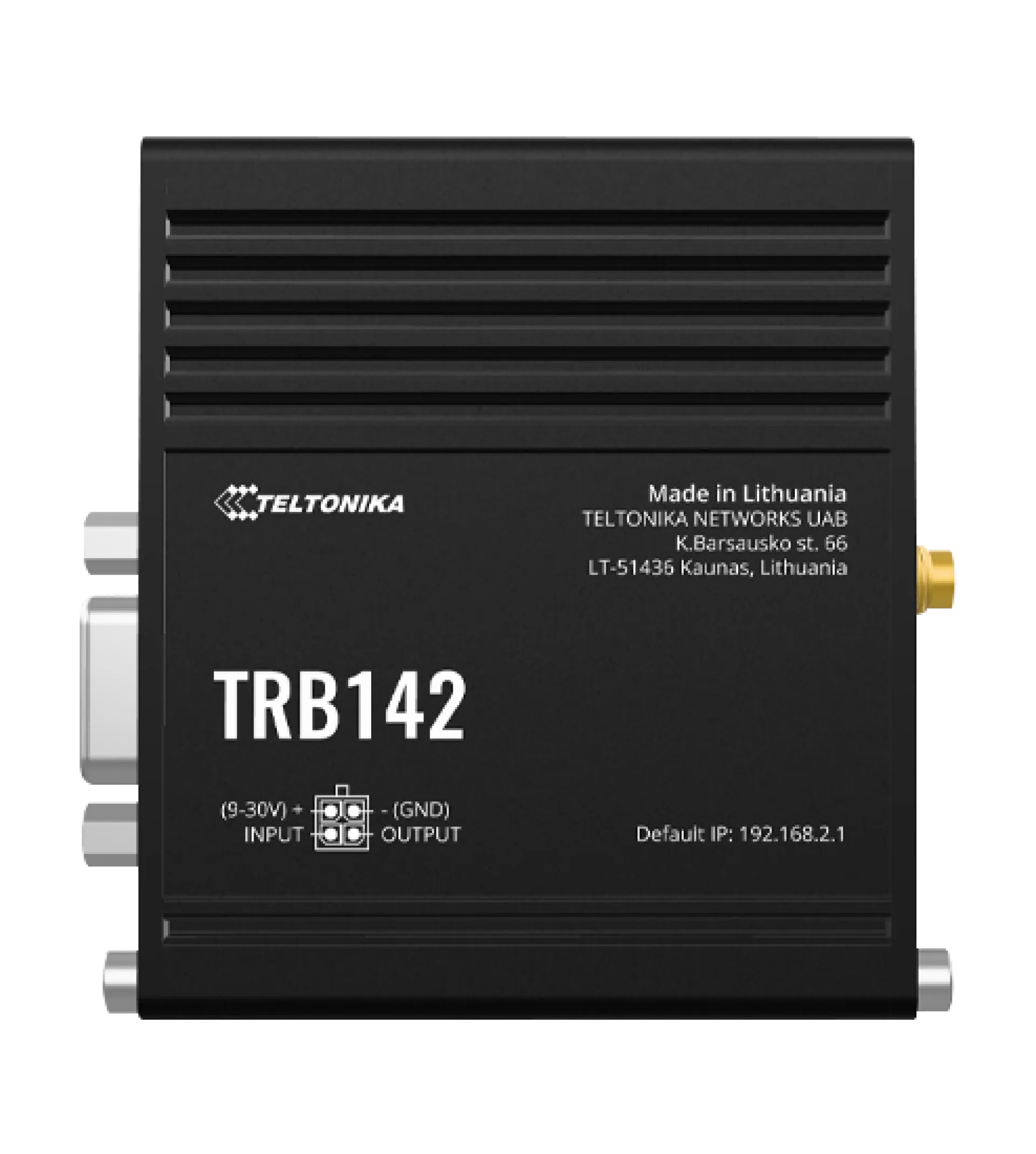 Teltonika TRB142 Industrie-LTE-Gateway mit RS-232, digitalen I/O und USB Teltonika TRB142 Industrie-LTE-Gateway mit RS-232, digitalen I/O und USB