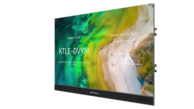 HUAWEI IdeaPresence 350 LED-All-in-One-Display mit 138 Zoll dünnem Rahmen, 4K-Auflösung, 600 Nit Helligkeit,