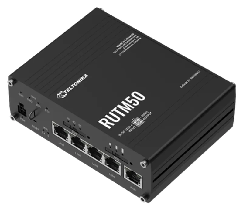 TELTONIKA NETWORKS RUTM50 DUAL SIM 5G/4G/LTE Router US Version