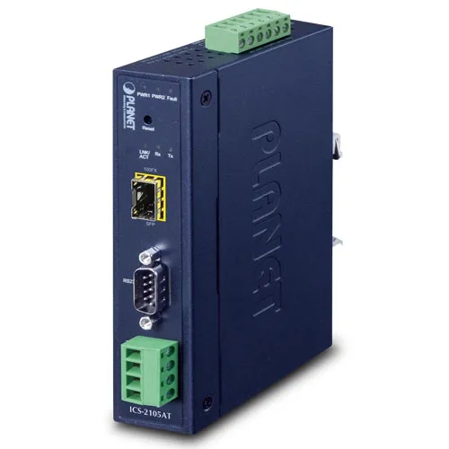 PLANET 1-Port RS232/RS422/RS485 Serial-Ethernet 1 x SFP