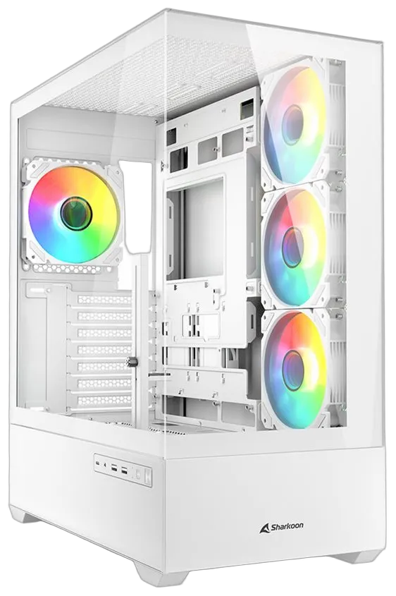 Sharkoon Gehäuse AK6 RGB ATX 1xGlas weiß Sharkoon Gehäuse AK6 RGB ATX 1xGlas weiß
