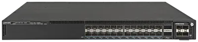 RUCKUS Networks switch fully managed layer 3 26 port • 24x SFP+ • 2x QSFP+ • 1 modular optional slot • 3 fans • 19" • icx7550-24f-e2-r3 • 2x 400 W AC PSU