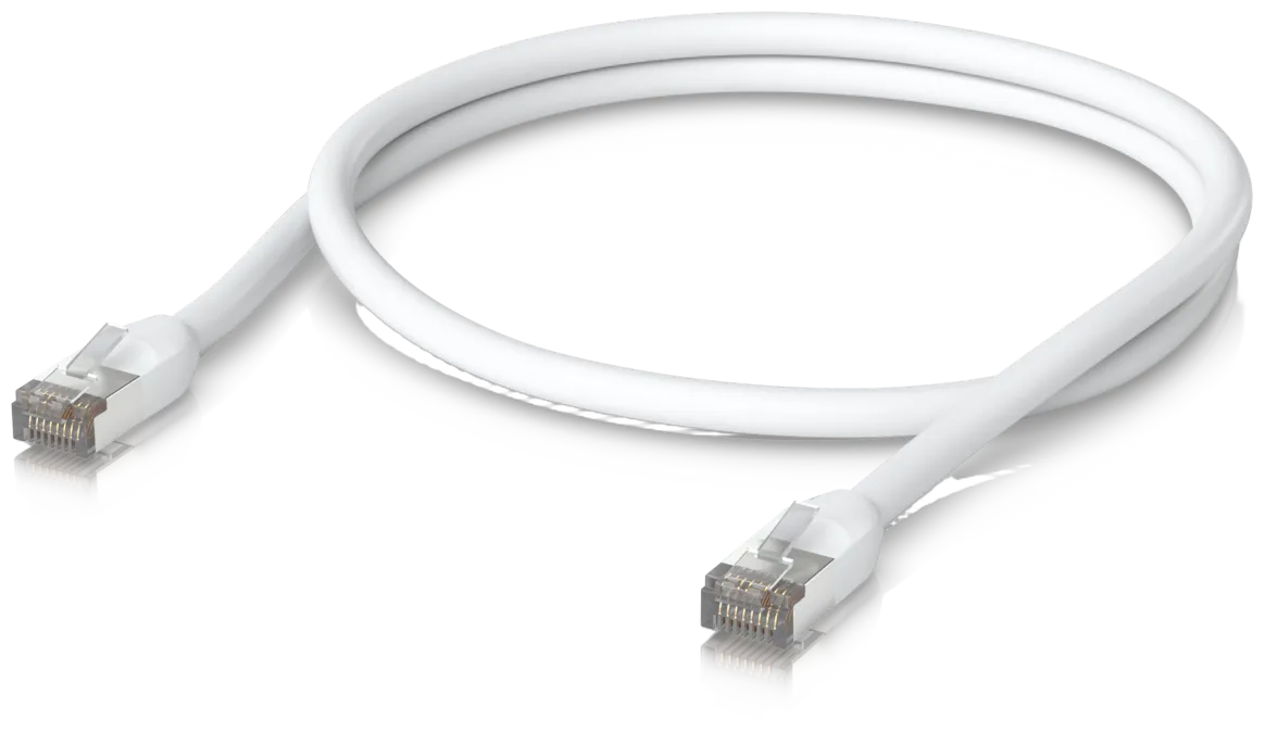Ubiquiti UniFi Outdoor-Patchkabel 1 m weiß, Kategorie 5e STP Ubiquiti UniFi Outdoor-Patchkabel 1 m weiß, Kategorie 5e STP