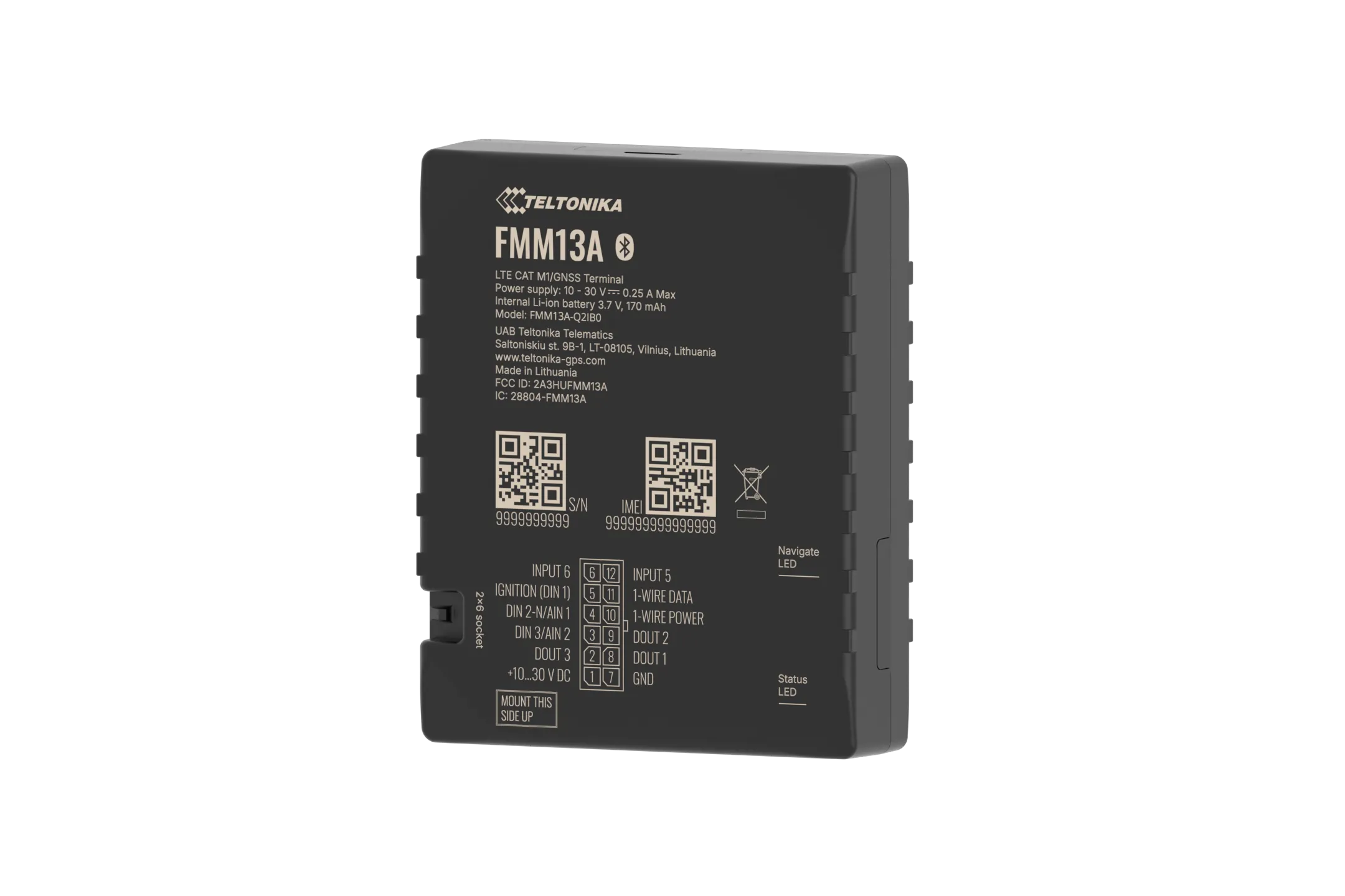 TELTONIKA TELEMATICS FMM13A Plug & Play OBD-II Tracker With 4G LTE Cat 1 Quectel USA/Canada TELTONIKA TELEMATICS FMM13A Plug & Play OBD-II Tracker With 4G LTE Cat 1 Quectel USA/Canada
