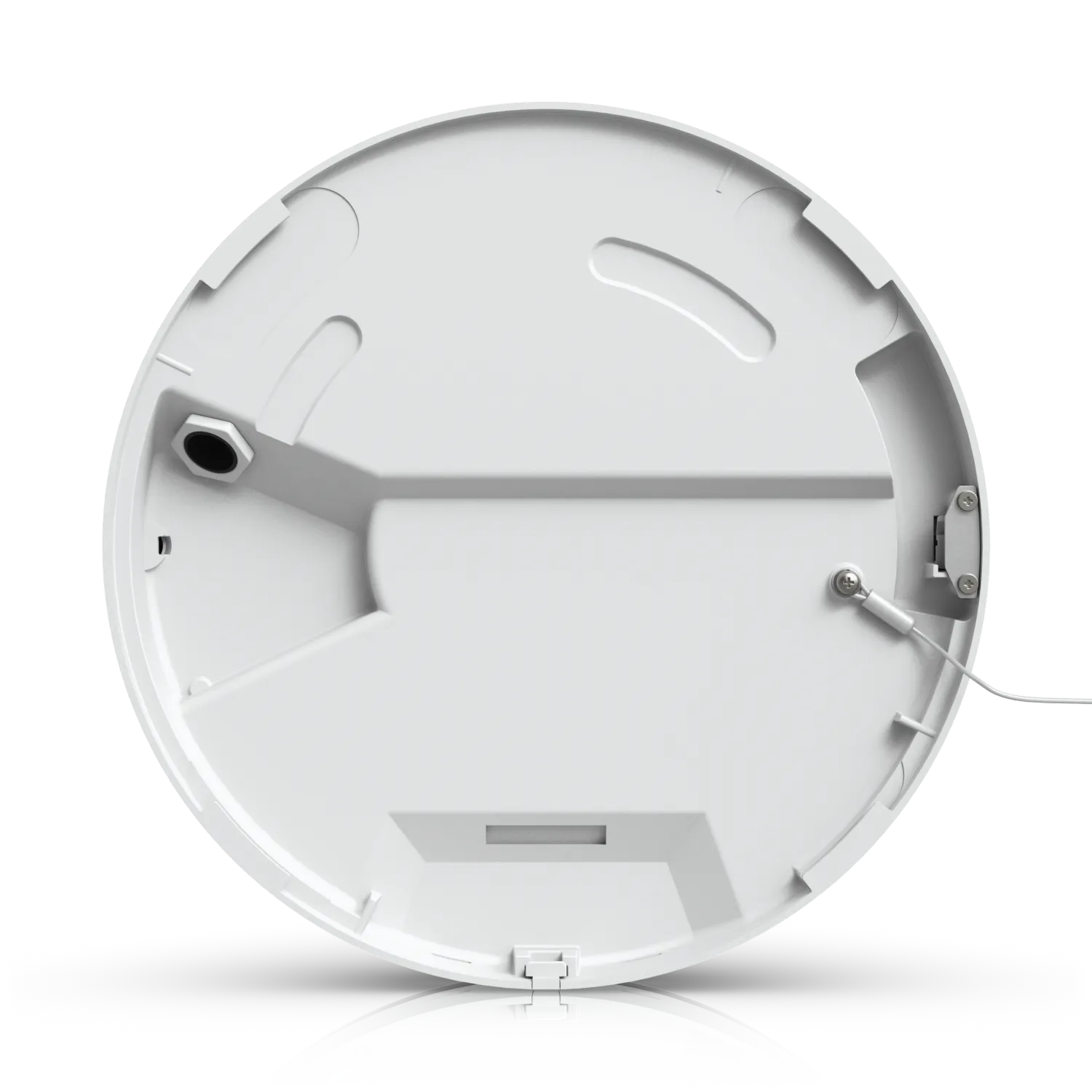 Ubiquiti UniFi Video Camera AI Multi Sensor 4 Außenkamera mit 4K, IR und IP66 von hinten auf schwarzem Hintergrund mit Ubiquiti UniFi Video Camera AI Multi Sensor 4 Außenkamera mit 4K, IR und IP66 von hinten auf schwarzem Hintergrund mit
