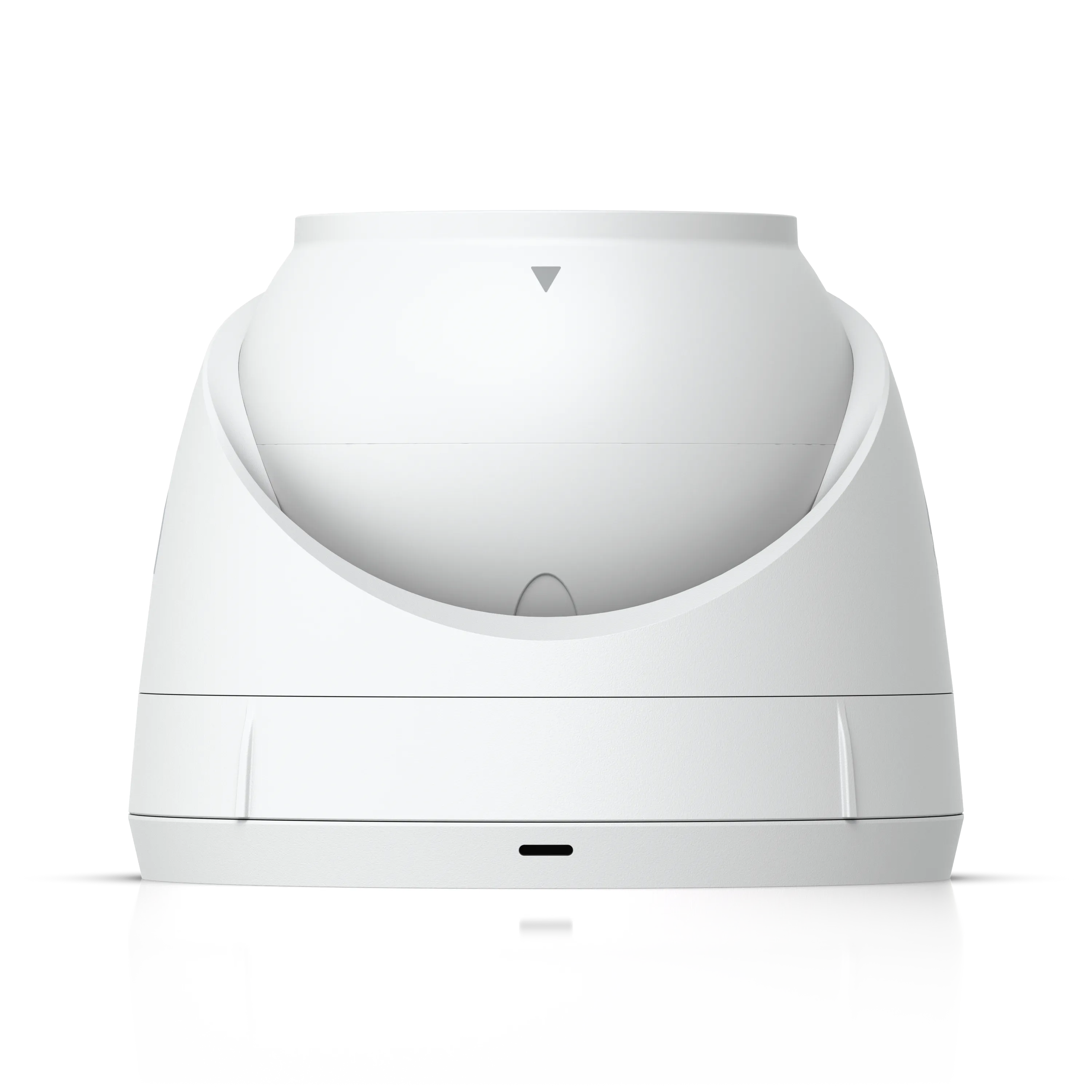 Ubiquiti UniFi UNVR-Instant Kit, white network video recorder with circular center and bottom slot shown on reflective