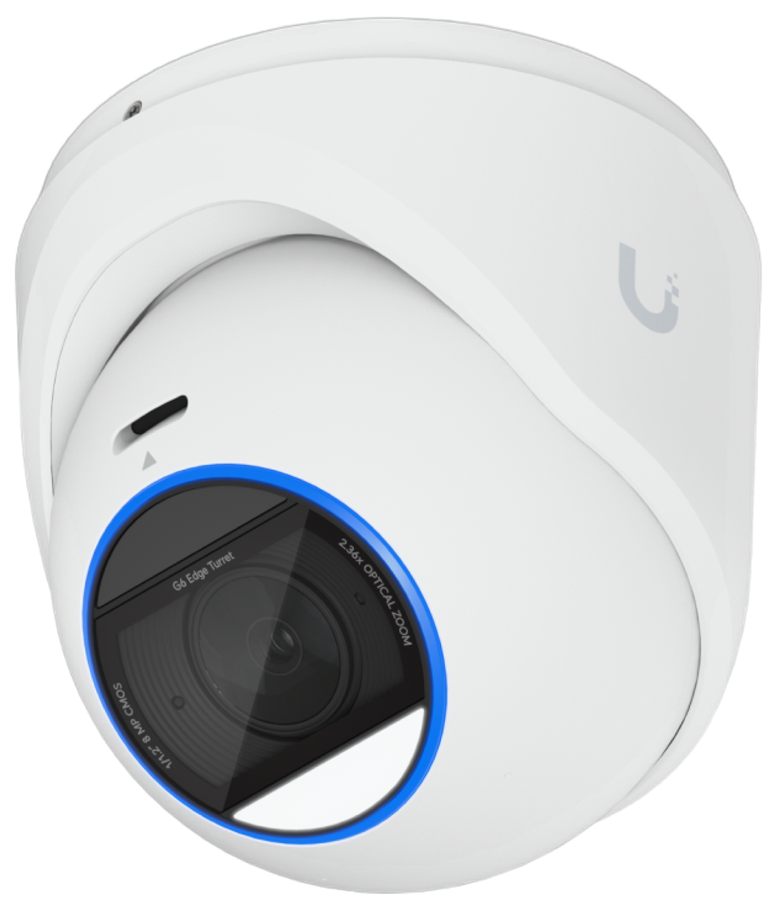 Ubiquiti UniFi Video Camera G6 Edge Turret • Outdoor • IP66 • 4K • 8MP • max. 30FPS • IR • PoE af • white • UVC-G6-Edge-Turret