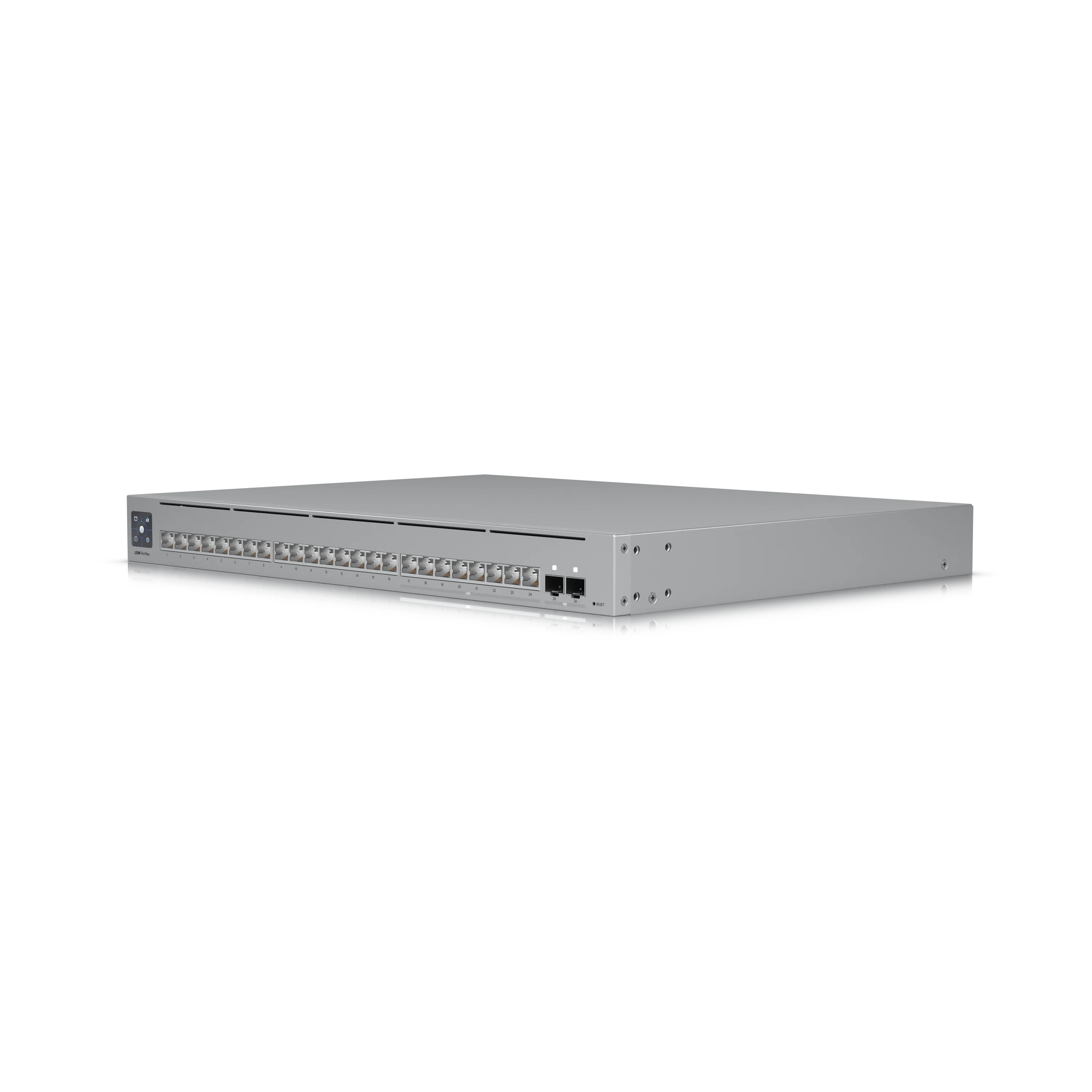 Ubiquiti UniFi Switch USW-Pro-Max-24-POE 400W PoE++ mit 24 RJ45- und 2 SFP+-Ports, Touchscreen und Rack-Montage für Ubiquiti UniFi Switch USW-Pro-Max-24-POE 400W PoE++ mit 24 RJ45- und 2 SFP+-Ports, Touchscreen und Rack-Montage für