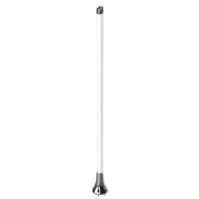 Poynting 5G/LTE-Marineantenne A-OMNI-0904-V1-01 weiß mit N-Type (F) Anschluss, schlanke weiße Rundstrahlantenne mit grauer