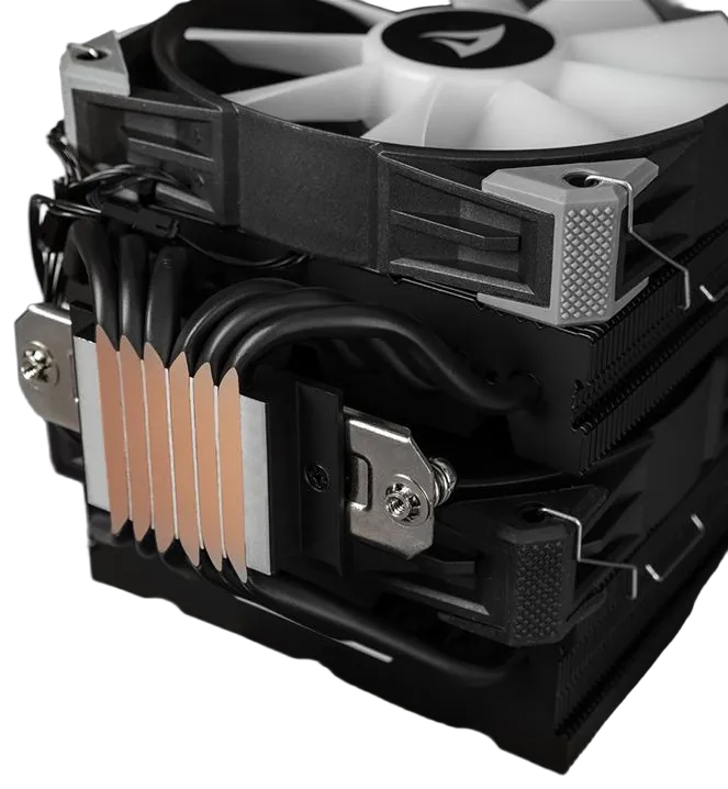 Sharkoon CPU Kühler A60 120mm schw. RGB 1200/1700/1851/AM4/5 Sharkoon CPU Kühler A60 120mm schw. RGB 1200/1700/1851/AM4/5