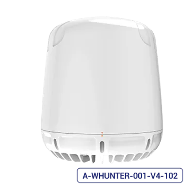Poynting A-WHUNTER-001-V3-102 Marine-5G/LTE-Antenne mit 6x4x4 MIMO, weißer Kuppelform und belüfteter Basis für