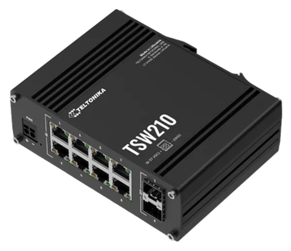 TELTONIKA NETWORKS TSW210 Неуправляемый гигабитный коммутатор с SFP-портом