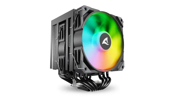 Sharkoon CPU Kühler A60 120mm schw. RGB 1200/1700/1851/AM4/5