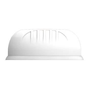 Poynting A-MIMO-0003-V2-17-B 5G/LTE-Antenne für KFZ/Marine in Schwarz mit SMA-Adapter, flaches weißes Gehäuse mit fünf
