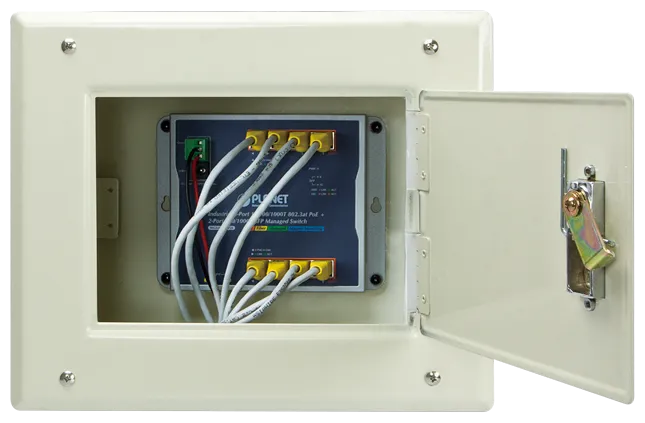 PLANET Industrial 8-Port 10/100/1000T 802.3at PoE + 2-Port PLANET Industrial 8-Port 10/100/1000T 802.3at PoE + 2-Port