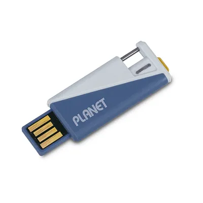 Controlador Planet NMS-360 para gestión de energía renovable con 512 nodos, dongle USB azul y blanco con conector dorado y Controlador Planet NMS-360 para gestión de energía renovable con 512 nodos, dongle USB azul y blanco con conector dorado y