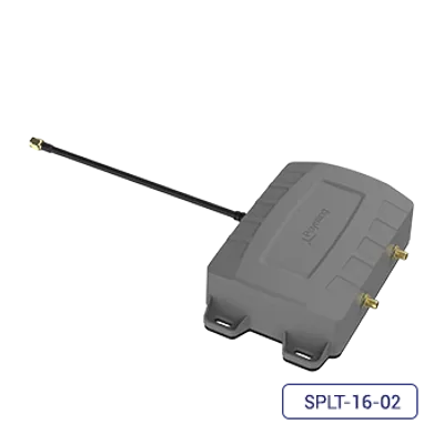 Poynting Ultra Wideband 2-Wege Splitter A-SPLT-0016-V1-01 mit grauer Gehäuseform, 1x N-Typ Stecker (M) seitlich und 2x Poynting Ultra Wideband 2-Wege Splitter A-SPLT-0016-V1-01 mit grauer Gehäuseform, 1x N-Typ Stecker (M) seitlich und 2x