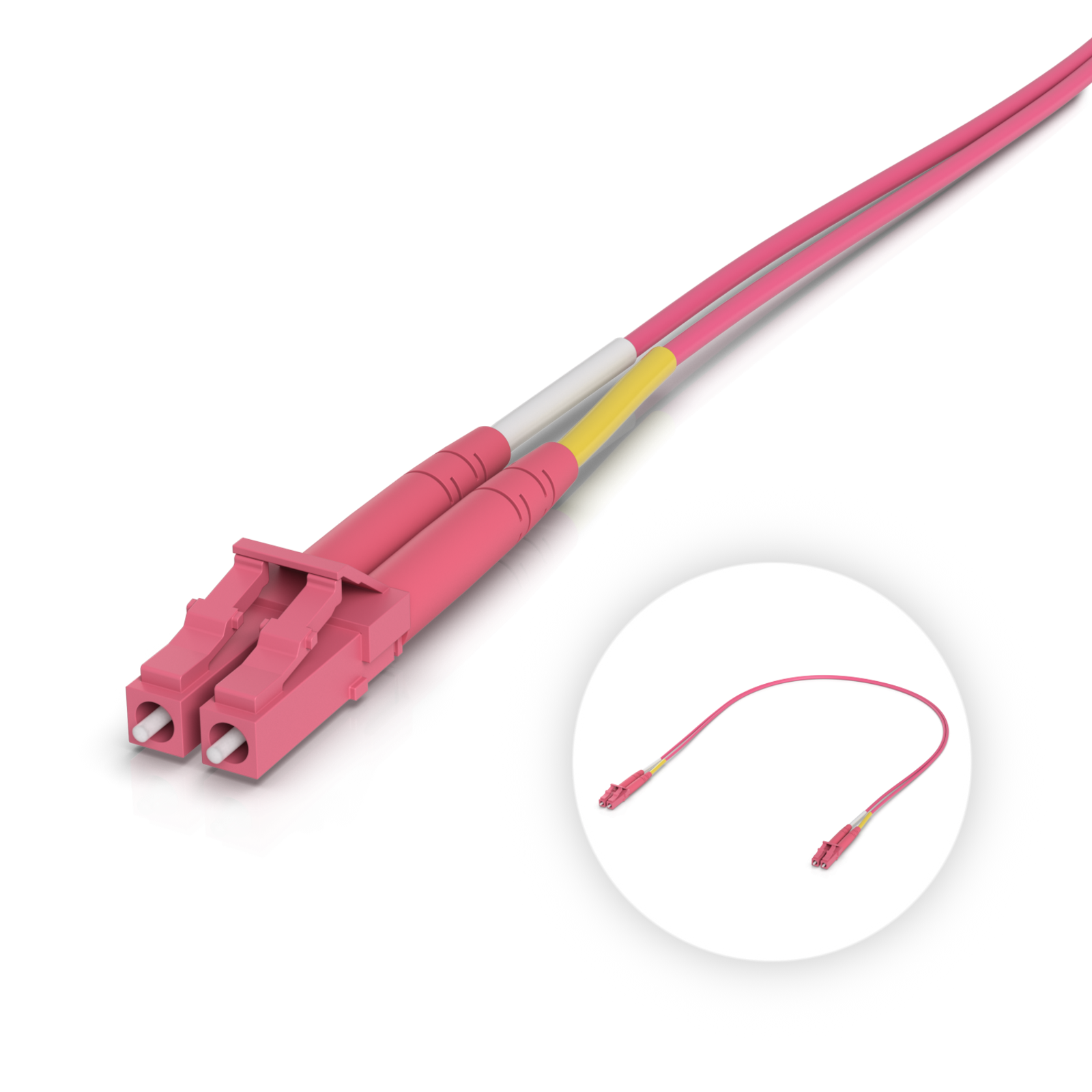 Ubiquiti UACC-OFC-M2-LULU-0.5M OM4 Duplex LC UPC Fiber Patch Cable