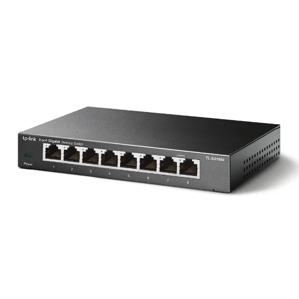 TP-Link TL-SG108S 8-Port Gigabit Desktop Switch TP-Link TL-SG108S 8-Port Gigabit Desktop Switch