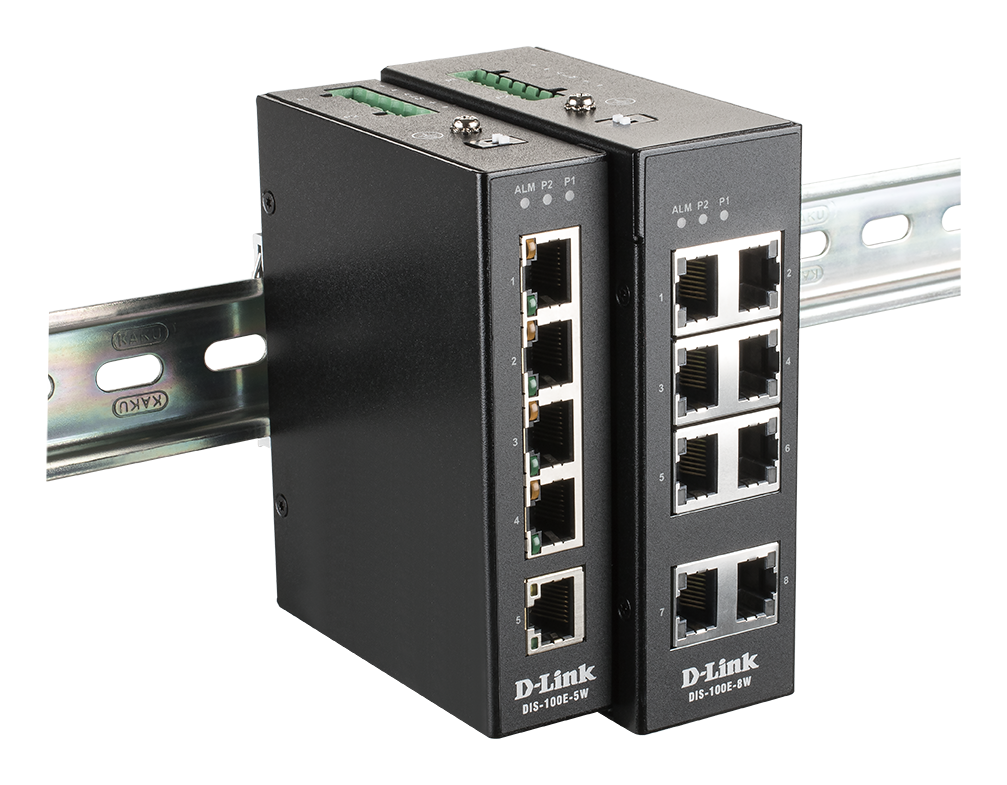 D-Link DIS-100E-5W Switch Industrial Fast Ethernet