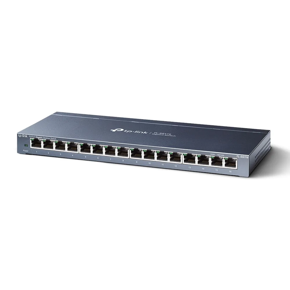 TP-Link TL-SG116 16-Port Gigabit Desktop Switch TP-Link TL-SG116 16-Port Gigabit Desktop Switch