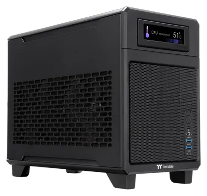 Geh Thermaltake TR100 Mini Tower Black retail Geh Thermaltake TR100 Mini Tower Black retail