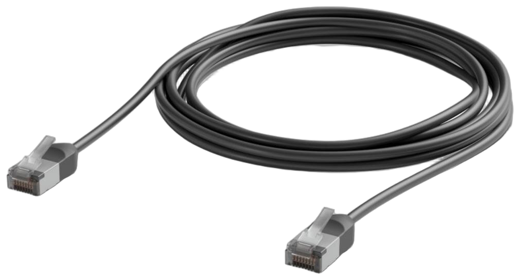 UniFi Premium Patch-Kabel Outdoor, geschirmt, optimiert für 10GbE, schwarz